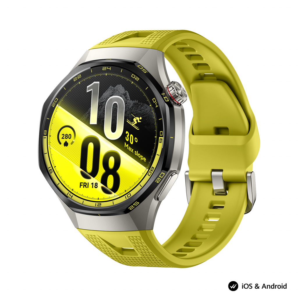 Смарт часовник Huawei Watch GT 7 Pro Atum-B49W Yellow Fluoroelastomer